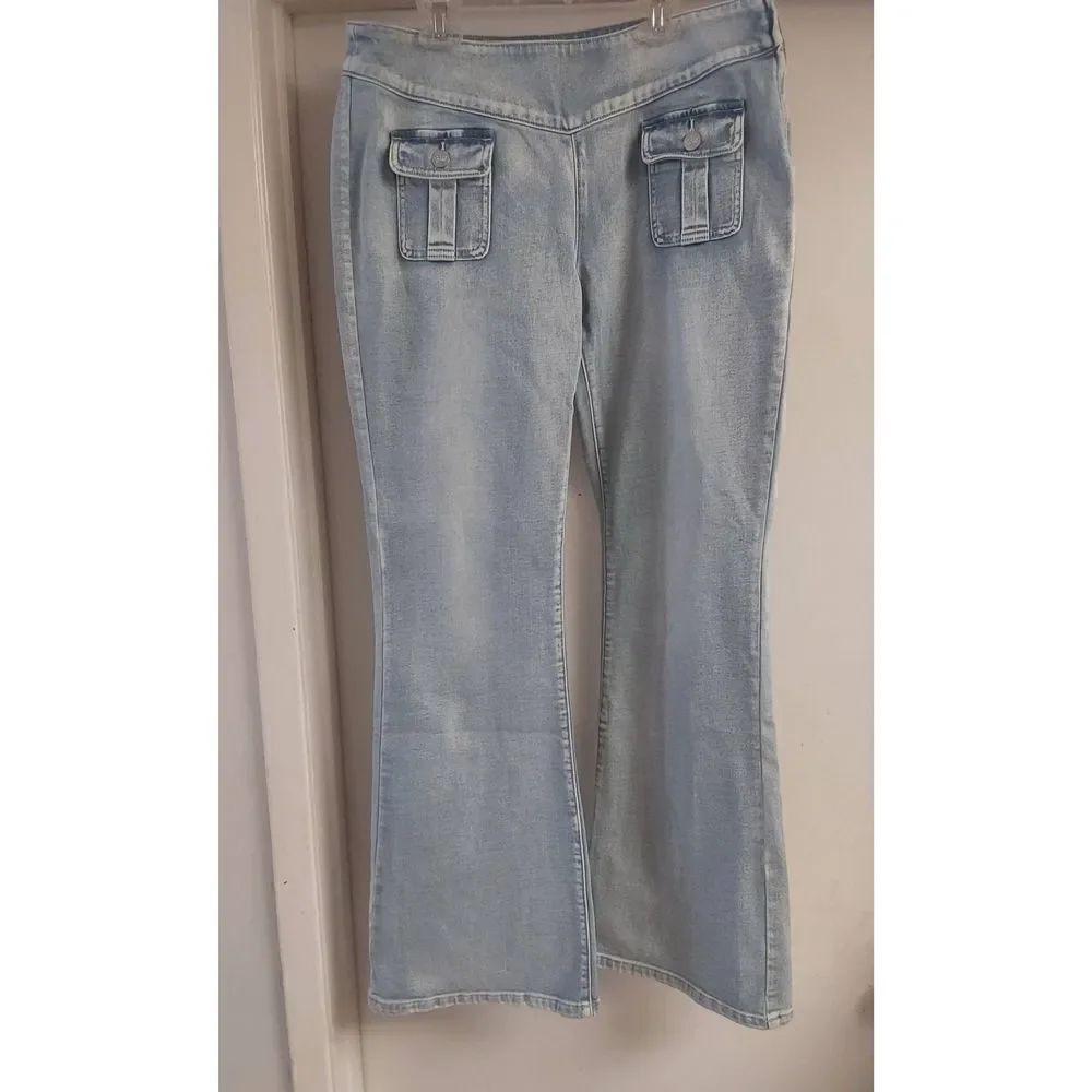 New~Dolls Kill Generation Kiss Light Wash Jessica Low Rise Jeans